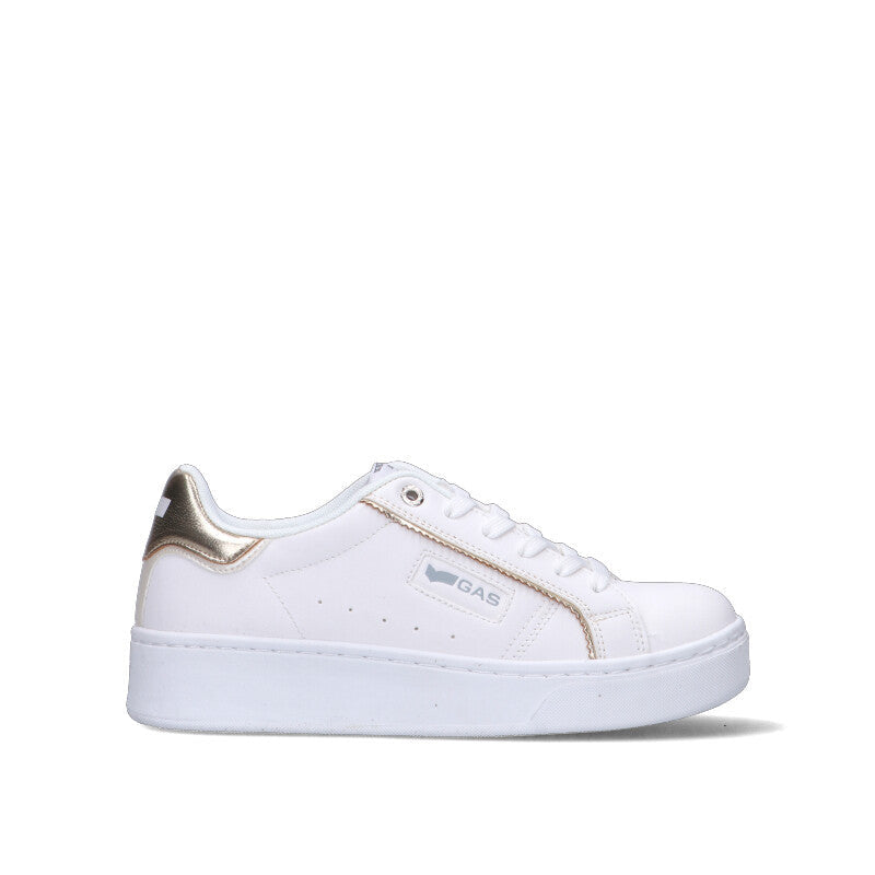 GAS Sneaker donna bianca/oro