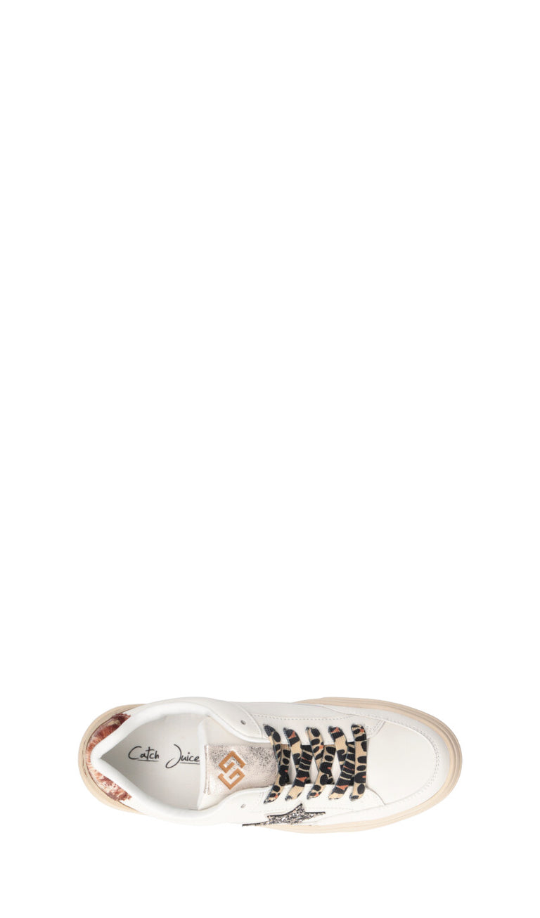 CATCH JUICE Sneaker donna beige in pelle