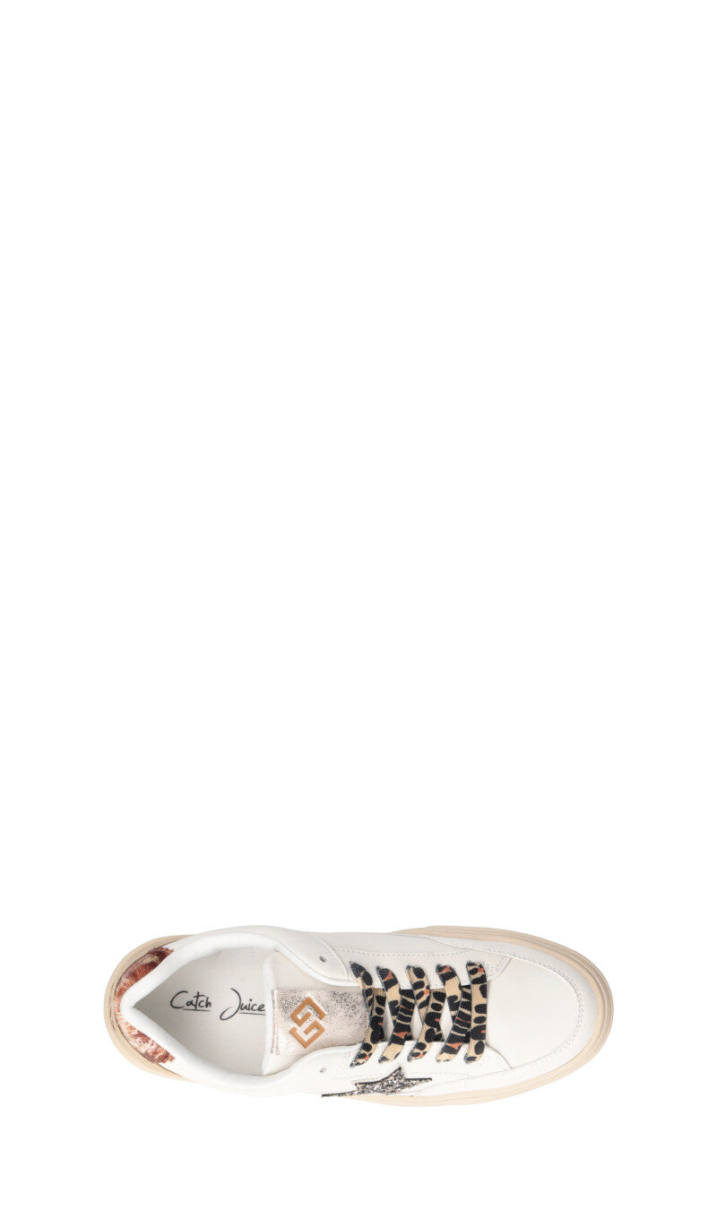 CATCH JUICE Sneaker donna beige in pelle