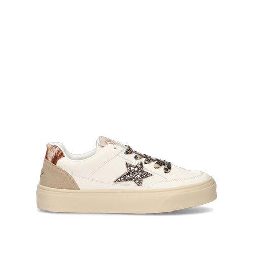 CATCH JUICE Sneaker donna beige in pelle