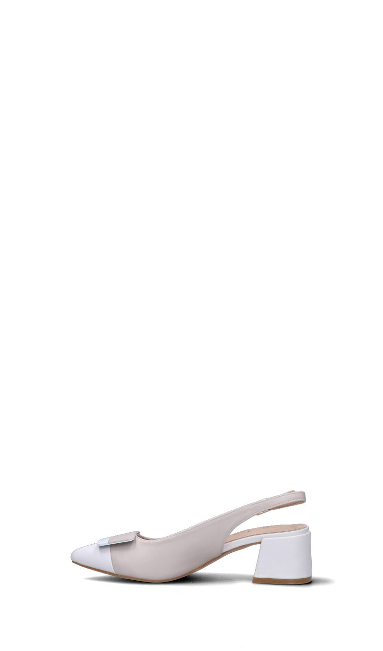CATCH JUICE Decollete donna bianca/beige