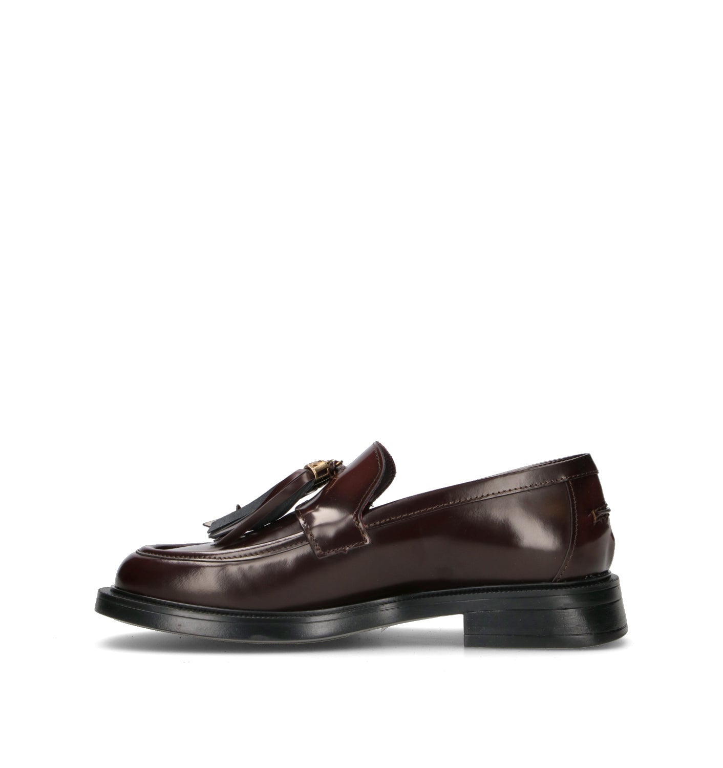 LORENZO MARI Mocassino donna marrone in pelle