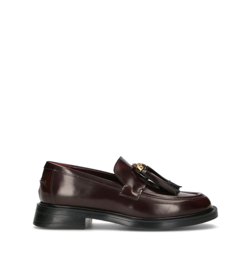 LORENZO MARI Mocassino donna marrone in pelle