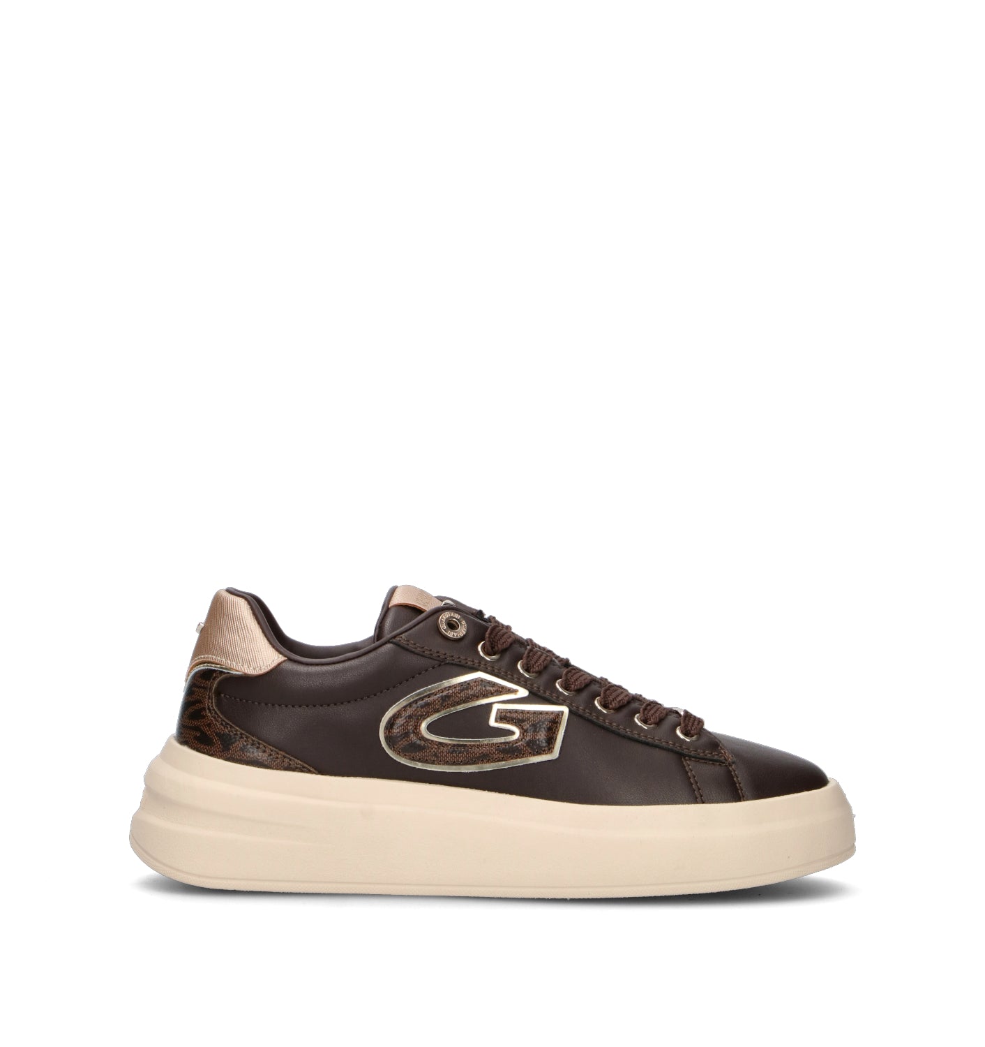 ALBERTO GUARDIANI Sneaker donna testa di moro in pelle