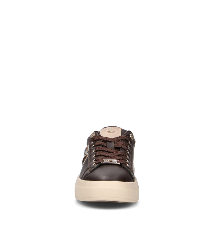 ALBERTO GUARDIANI Sneaker donna testa di moro in pelle
