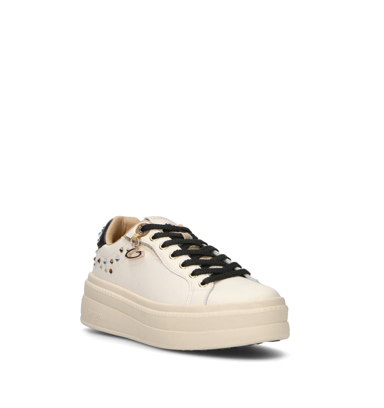 ALBERTO GUARDIANI Sneaker donna bianca in pelle