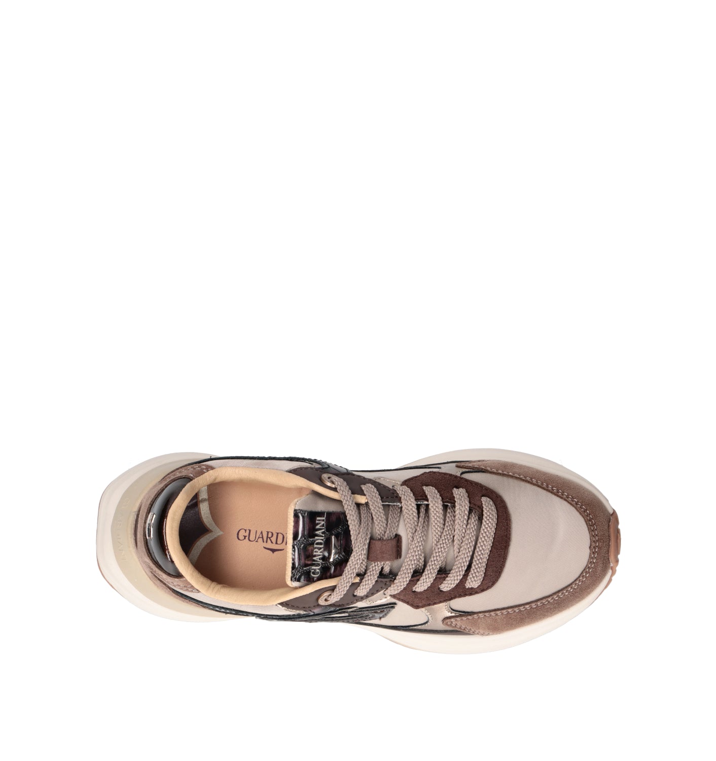 ALBERTO GUARDIANI Sneaker donna taupe