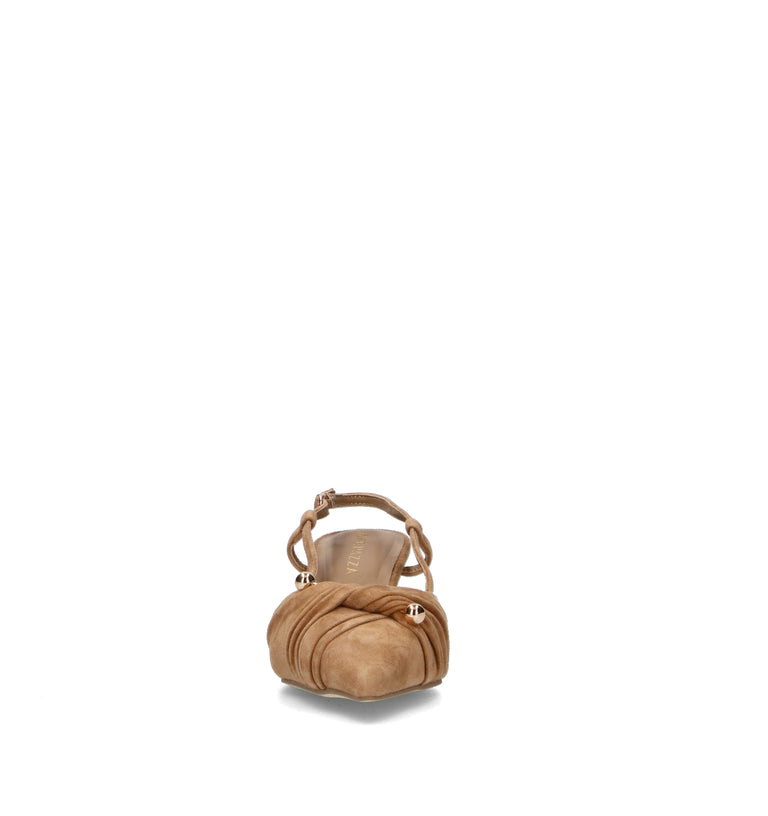 APEPAZZA Slingback donna cognac in suede