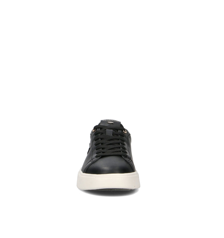 ALBERTO GUARDIANI Sneaker uomo nera in pelle