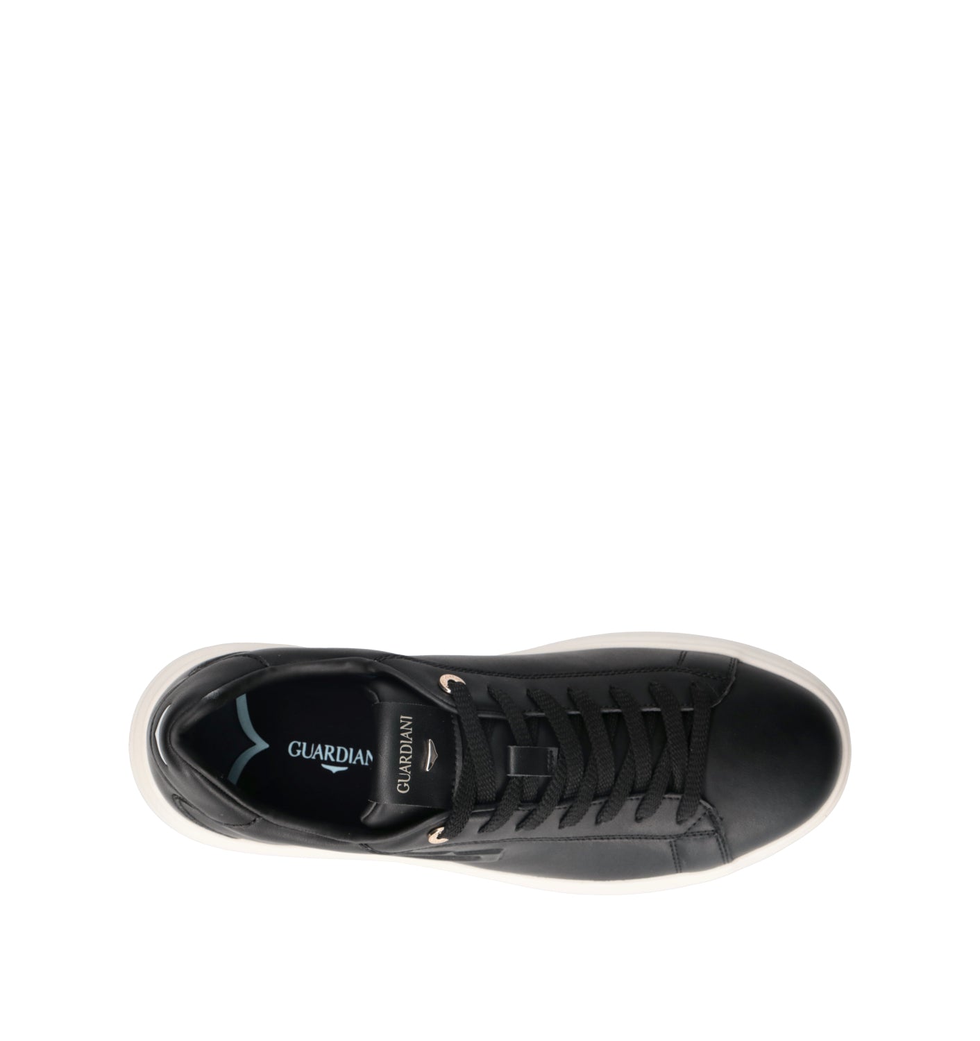 ALBERTO GUARDIANI Sneaker uomo nera in pelle