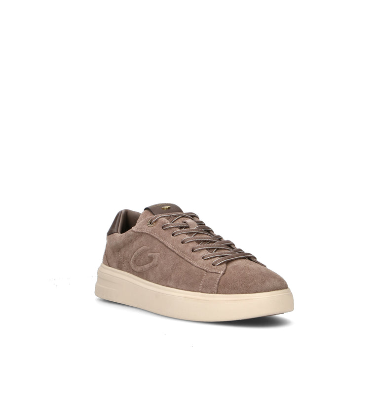 ALBERTO GUARDIANI Sneaker uomo taupe in suede