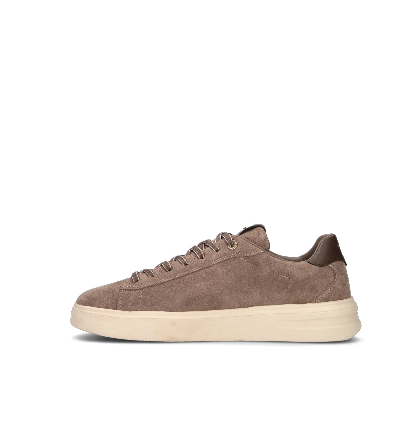 ALBERTO GUARDIANI Sneaker uomo taupe in suede
