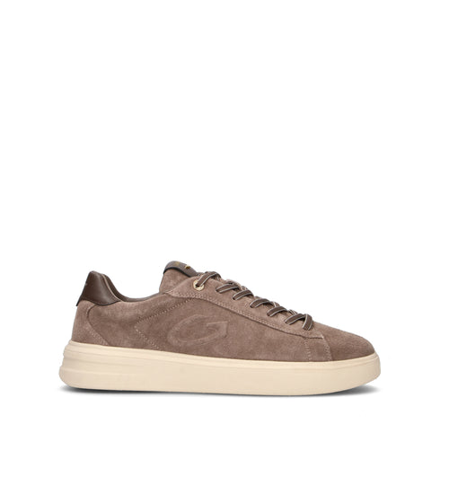 ALBERTO GUARDIANI Sneaker uomo taupe in suede