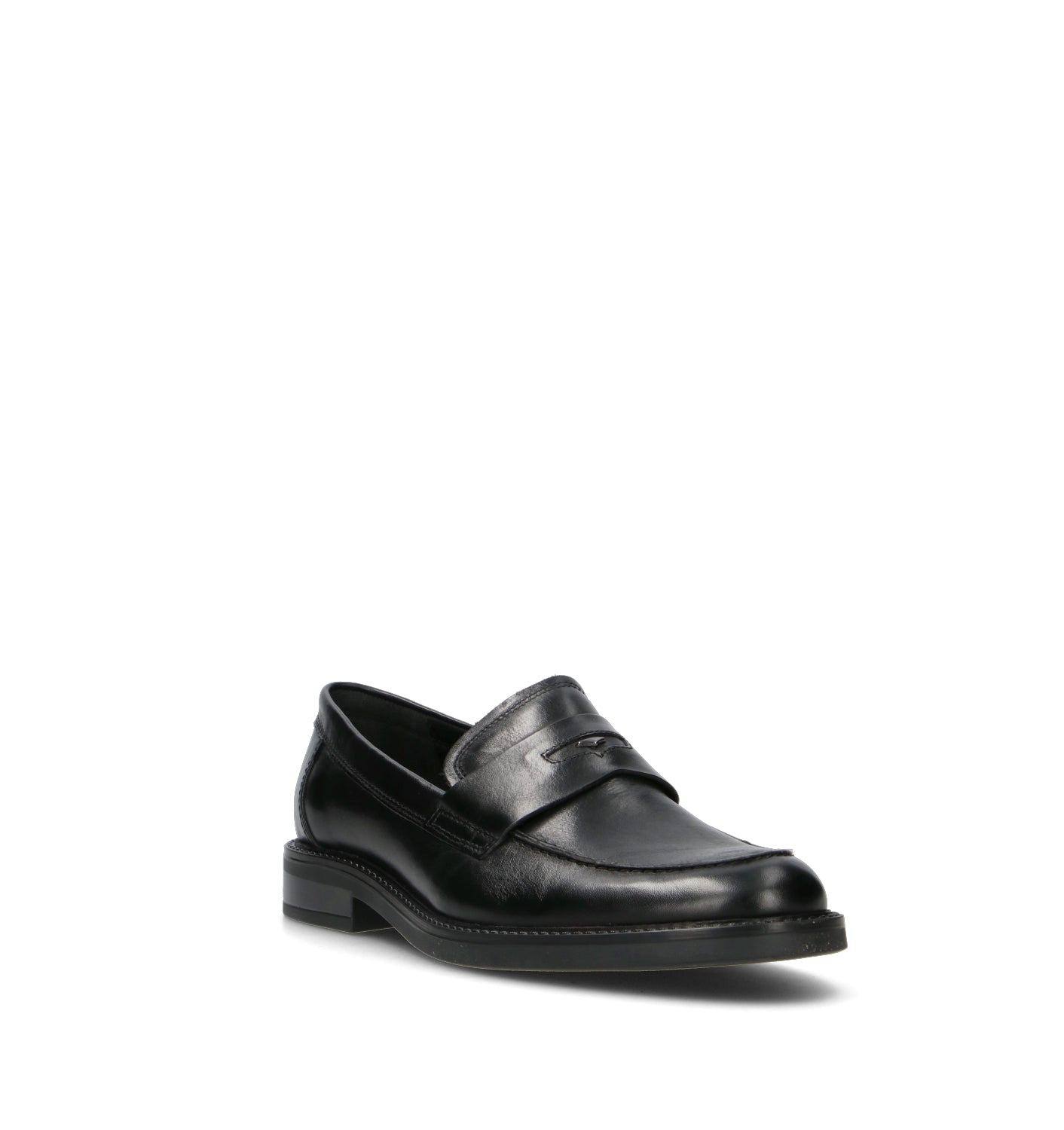 ALBERTO GUARDIANI Mocassino uomo nero in pelle