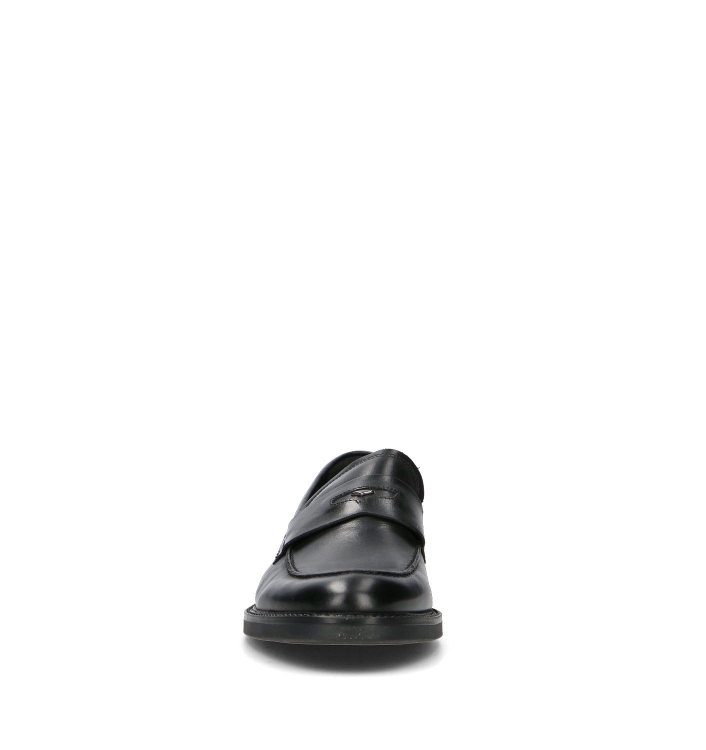 ALBERTO GUARDIANI Mocassino uomo nero in pelle
