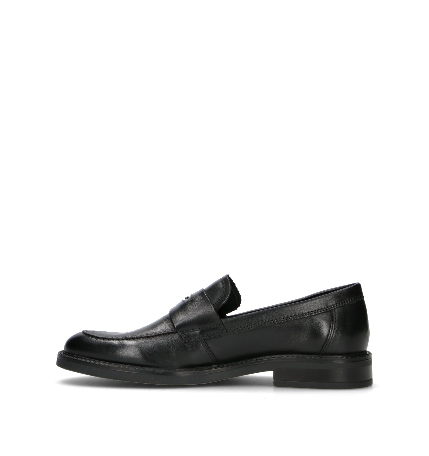 ALBERTO GUARDIANI Mocassino uomo nero in pelle