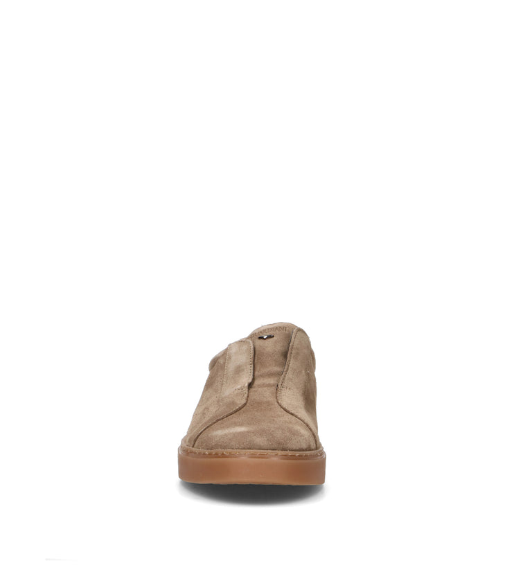 ALBERTO GUARDIANI Sneaker uomo testa di moro in suede