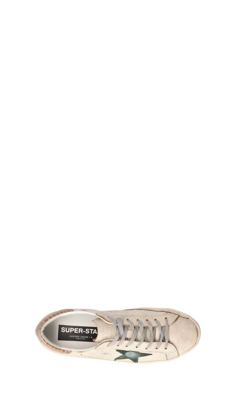GOLDEN GOOSE - SUPER-STAR Sneaker uomo in pelle scamosciata