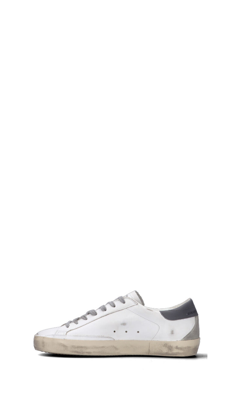 GOLDEN GOOSE SUPER-STAR CLASSIC WITH SPUR Sneaker uomo bianca/grigia in pelle