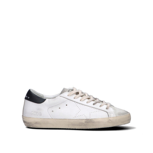 GOLDEN GOOSE SUPER-STAR SKATE Sneaker uomo bianca/nera in pelle