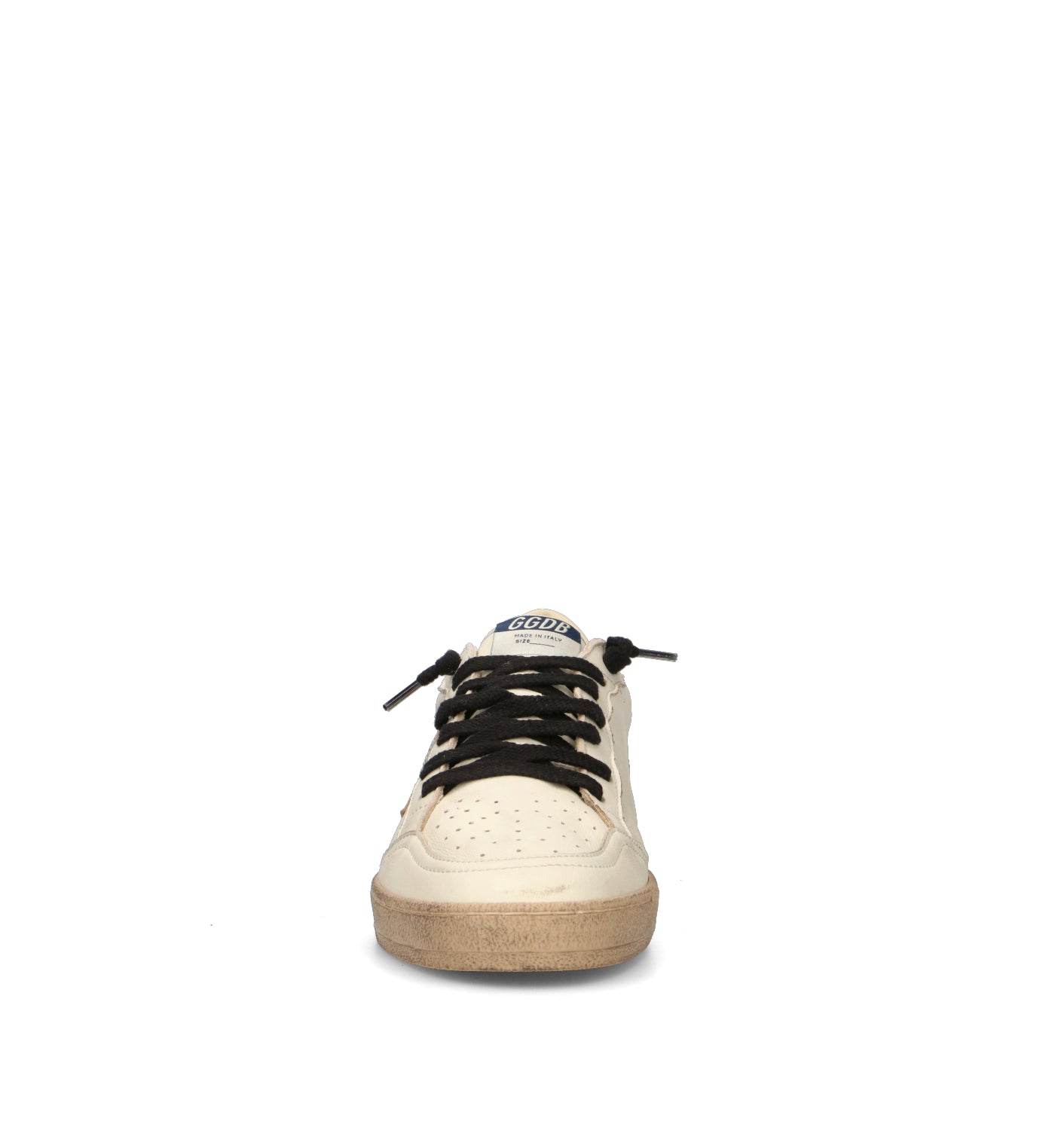 GOLDEN GOOSE BALLSTAR Sneaker uomo bianca in pelle