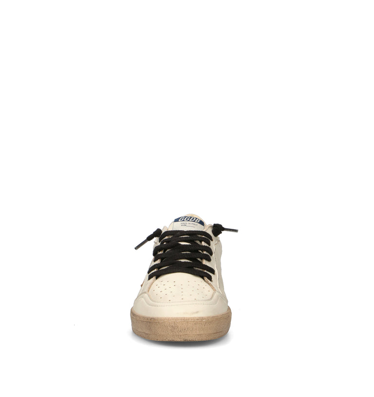 GOLDEN GOOSE BALLSTAR Sneaker uomo bianca in pelle