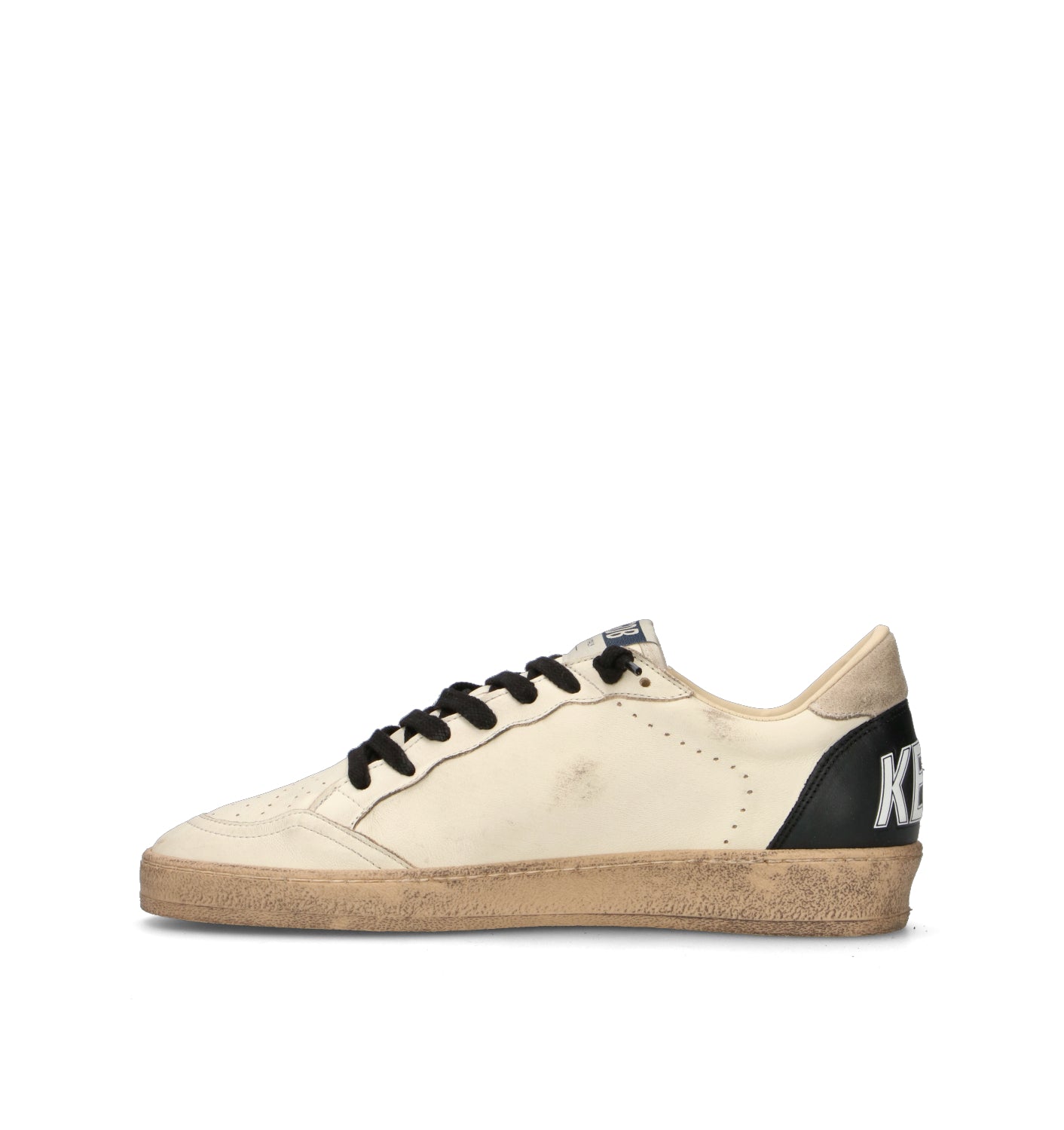 GOLDEN GOOSE BALLSTAR Sneaker uomo bianca in pelle