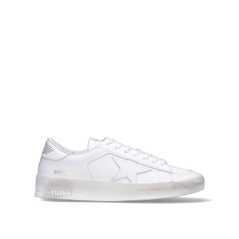 GOLDEN GOOSE - STARDAN Sneaker uomo bianca in pelle