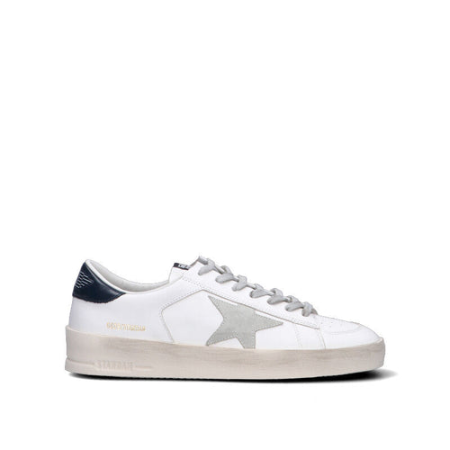 GOLDEN GOOSE - STARDAN Sneaker uomo bianca in pelle