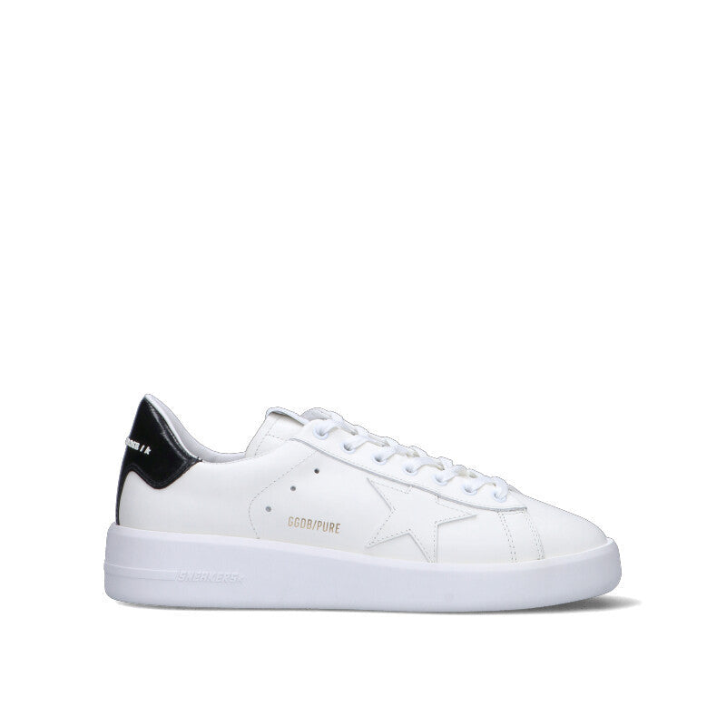 GOLDEN GOOSE - PURE NEW Sneaker uomo bianca/nera in pelle