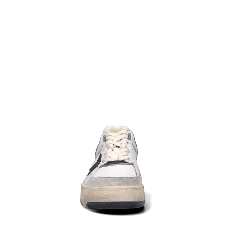GOLDEN GOOSE FORTY-TWO Sneaker uomo bianca/nera in pelle