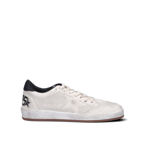 GOLDEN GOOSE - HF BALL STAR Sneaker uomo bianca in pelle