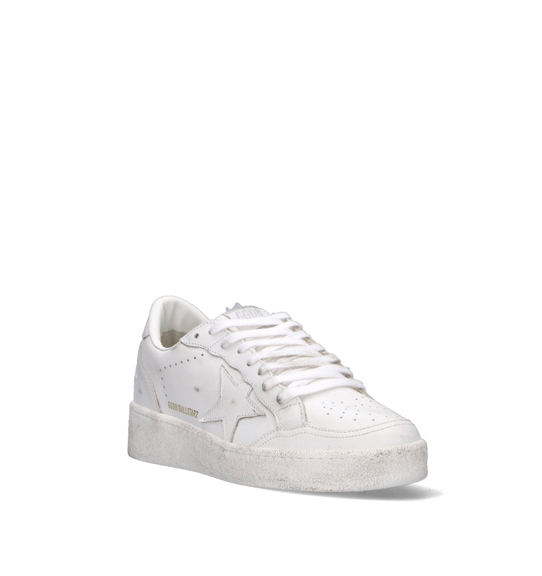 GOLDEN GOOSE BALLSTAR 2 Sneaker uomo bianca in pelle