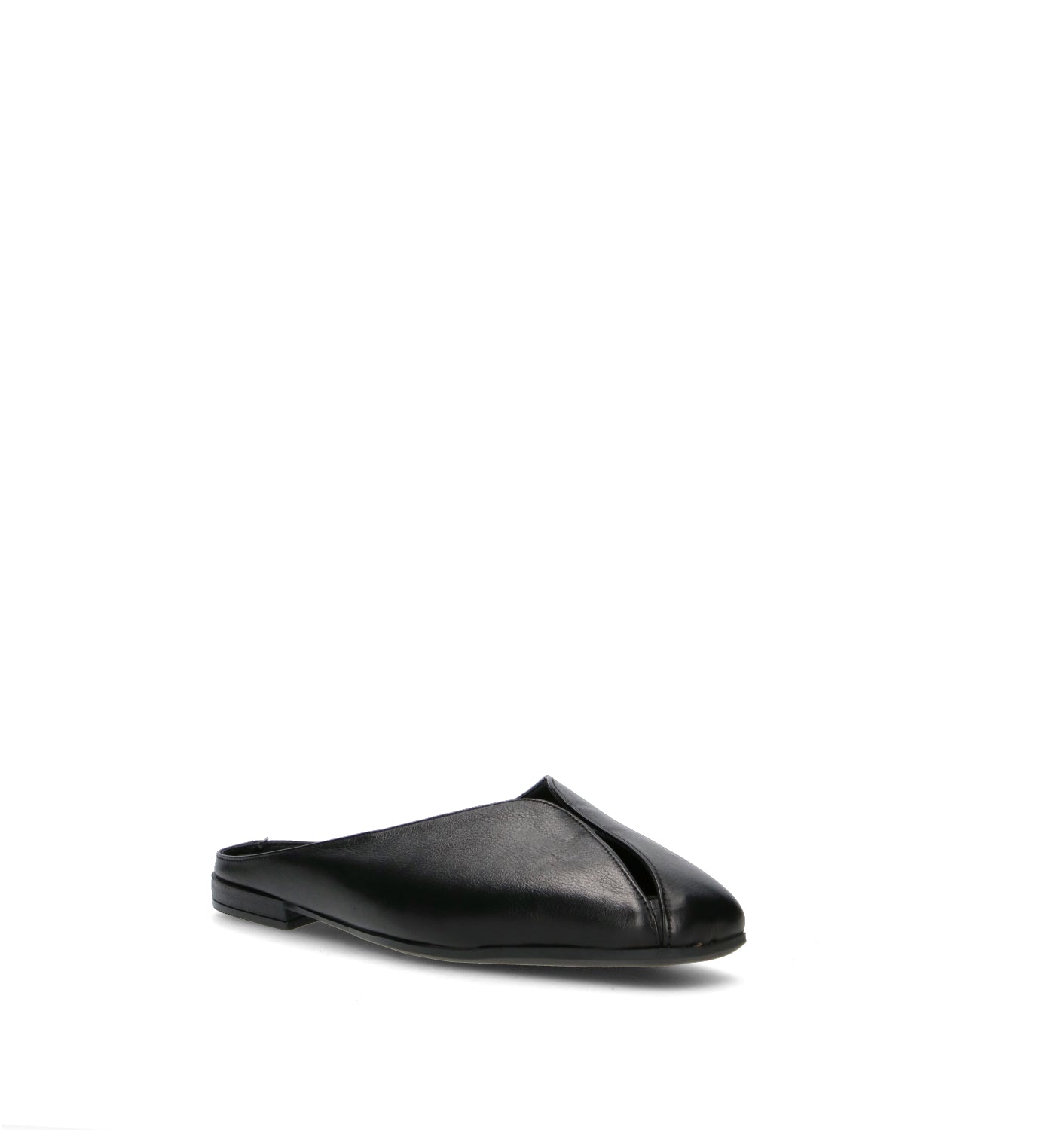 GRAFIA Ciabatta donna nera in pelle
