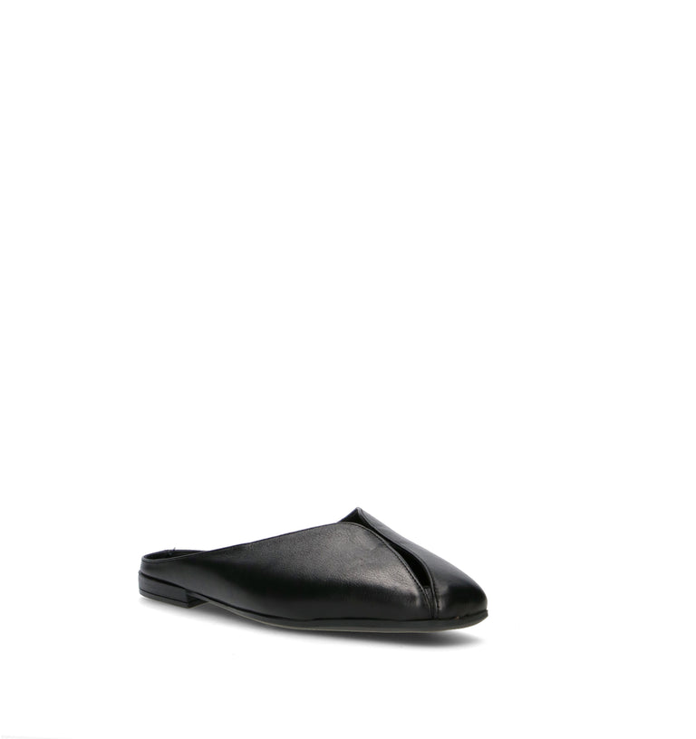 GRAFIA Ciabatta donna nera in pelle