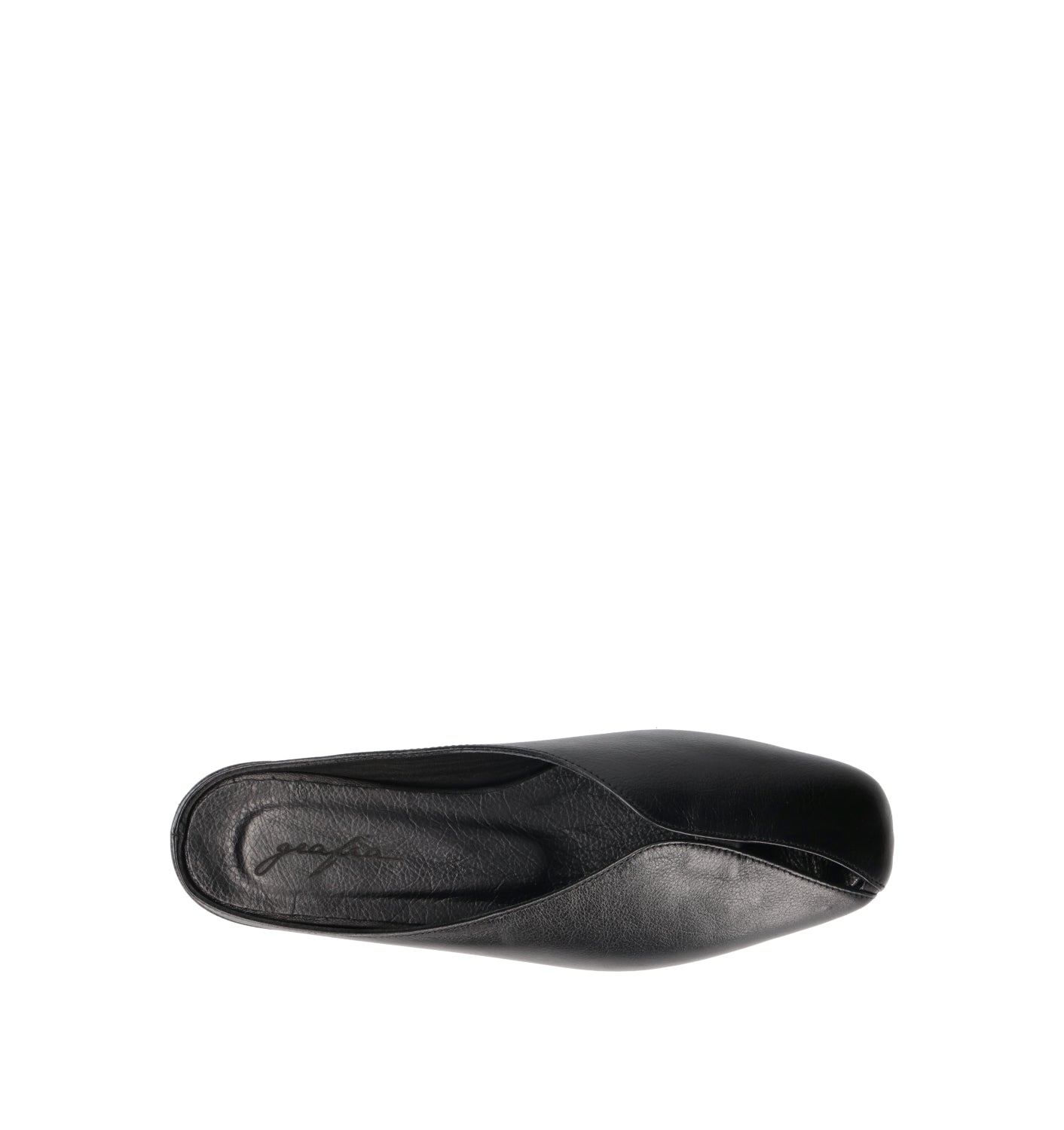GRAFIA Ciabatta donna nera in pelle