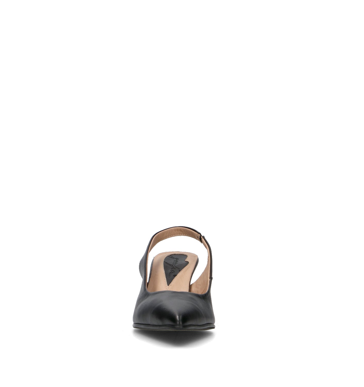 GRAFIA Slingback donna nera in pelle
