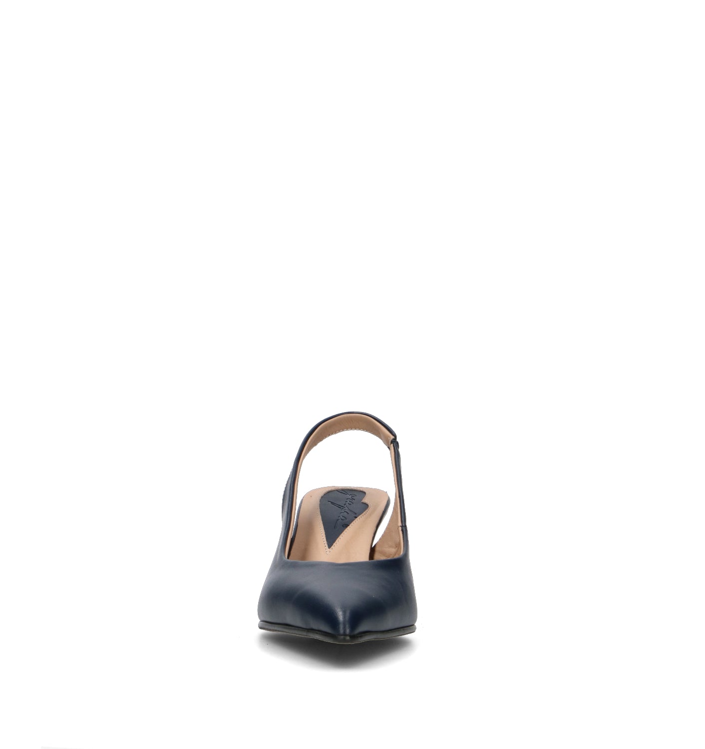 GRAFIA Slingback donna blu in pelle
