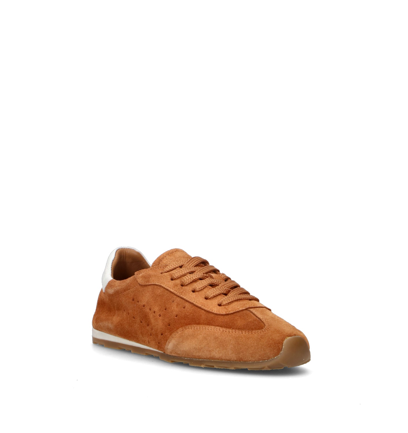 GRAFIA Sneaker donna cognac in suede