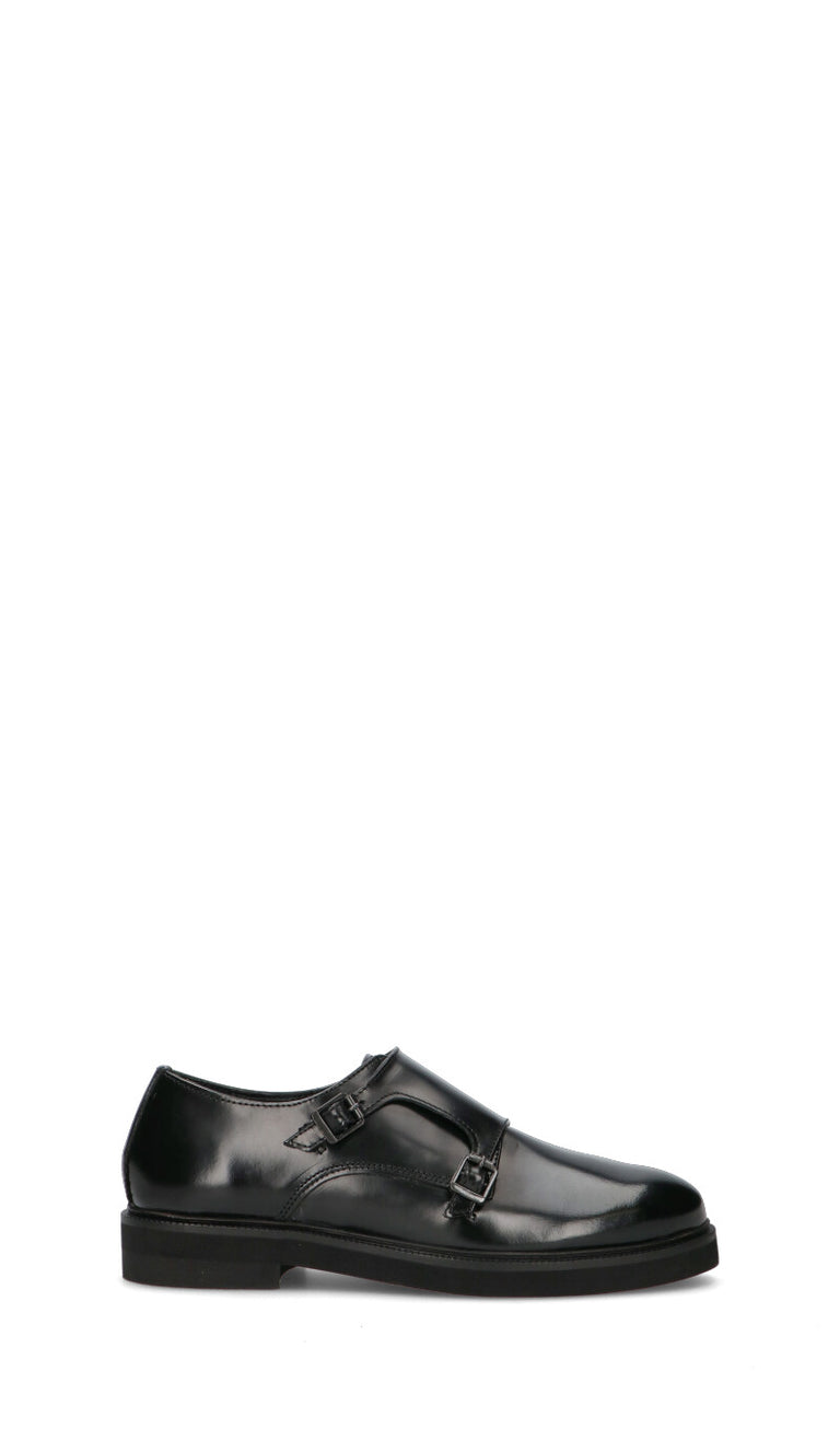 GRAFIA Stringata donna nera in pelle