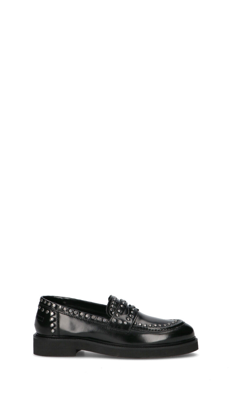 GRAFIA Mocassino donna nero in pelle