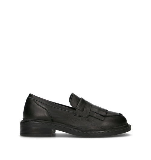 GRAFIA Mocassino donna nero in pelle