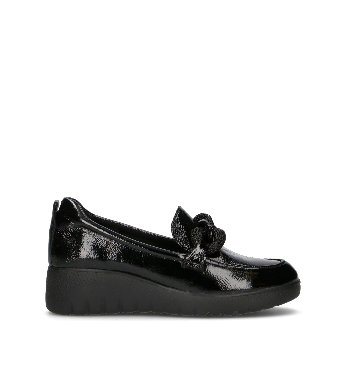 GRAFIA Mocassino donna nero in pelle