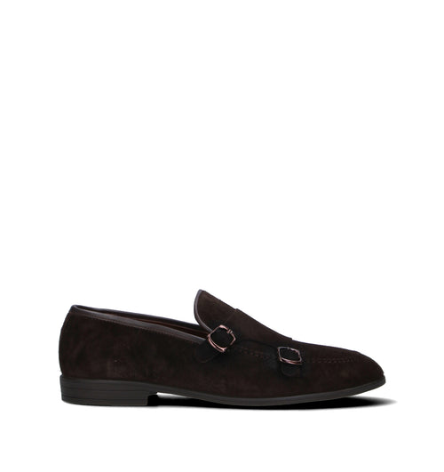 GRAFIA Mocassino uomo marrone in suede