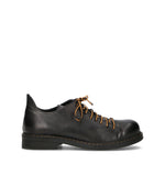 GRAFIA Stringata donna nera in pelle