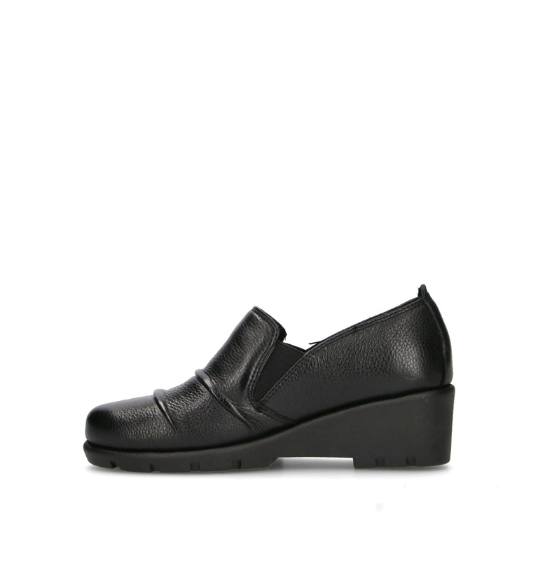 GRAFIA Mocassino donna nero in pelle