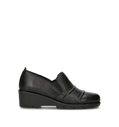 GRAFIA Mocassino donna nero in pelle