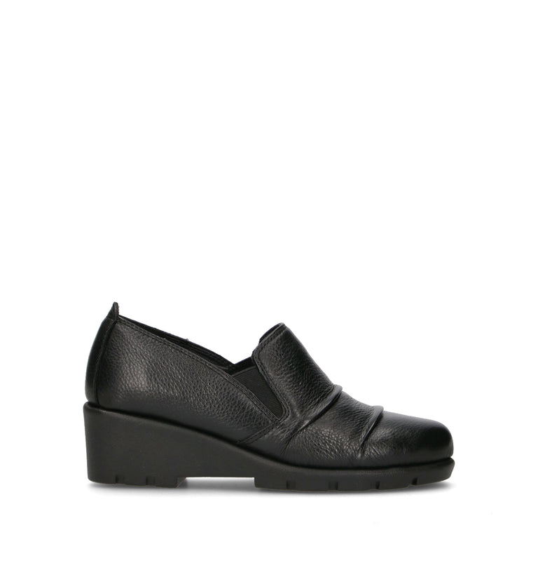GRAFIA Mocassino donna nero in pelle