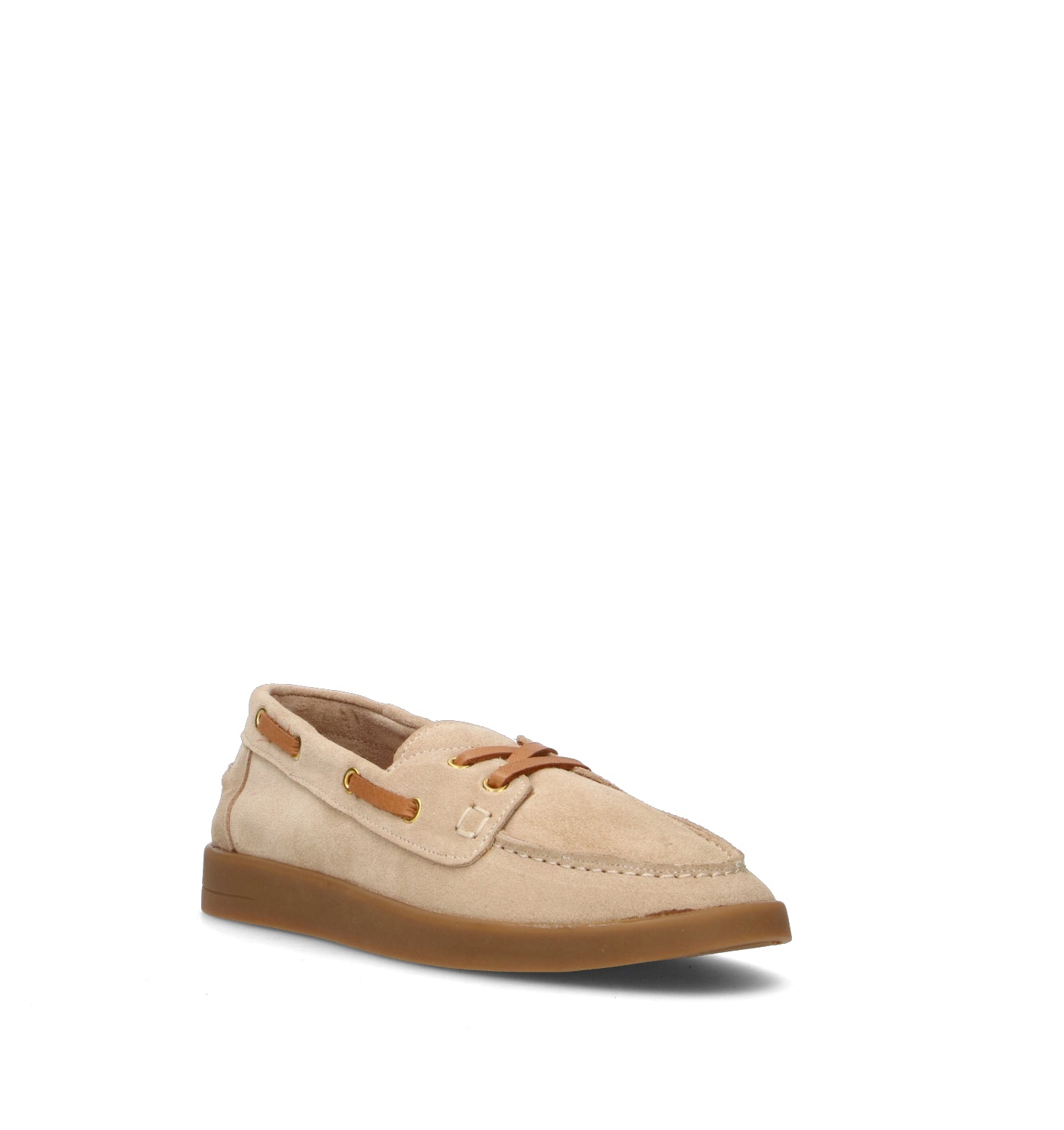 GRAFIA Scarpa barca donna beige in suede