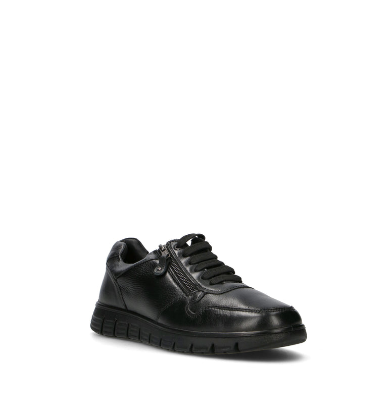 GRAFIA Sneaker uomo nera in pelle